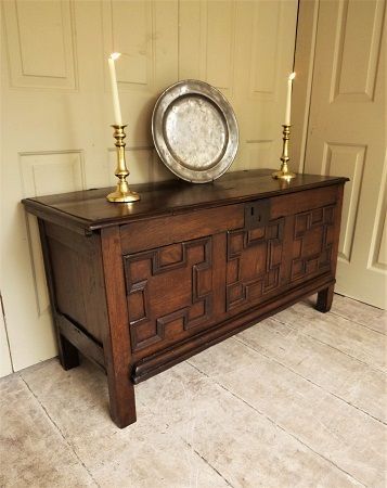 moulde front Coffer country oak furniture the antiques source steeple ashton Wiltshire BA14 6HH