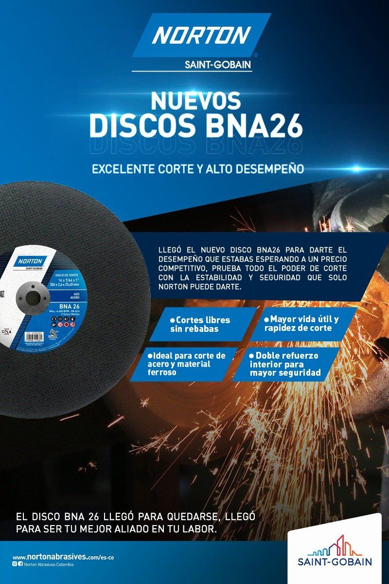 Disco BNA26 de Tronzadora