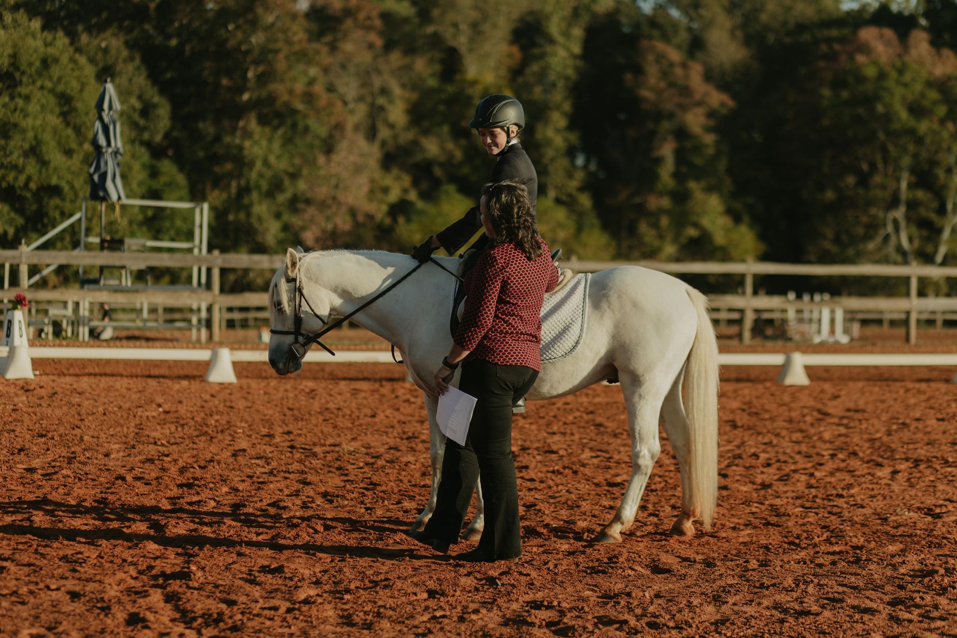 emphasis on God-centered equestrian coaching