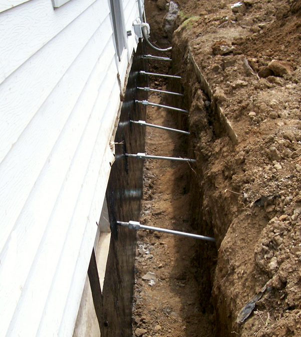 Soil Anchors foundation repair.