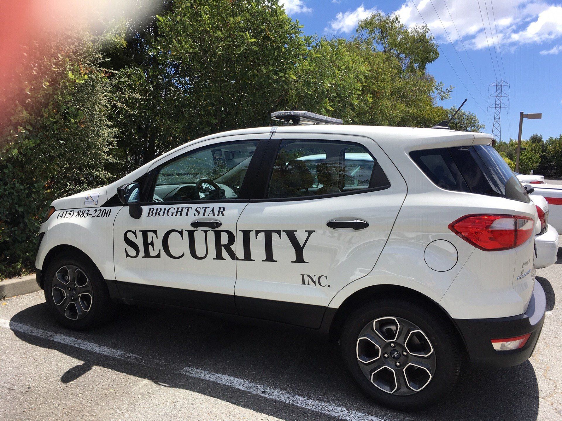 Security Car — Novato, CA — Bright Star Security