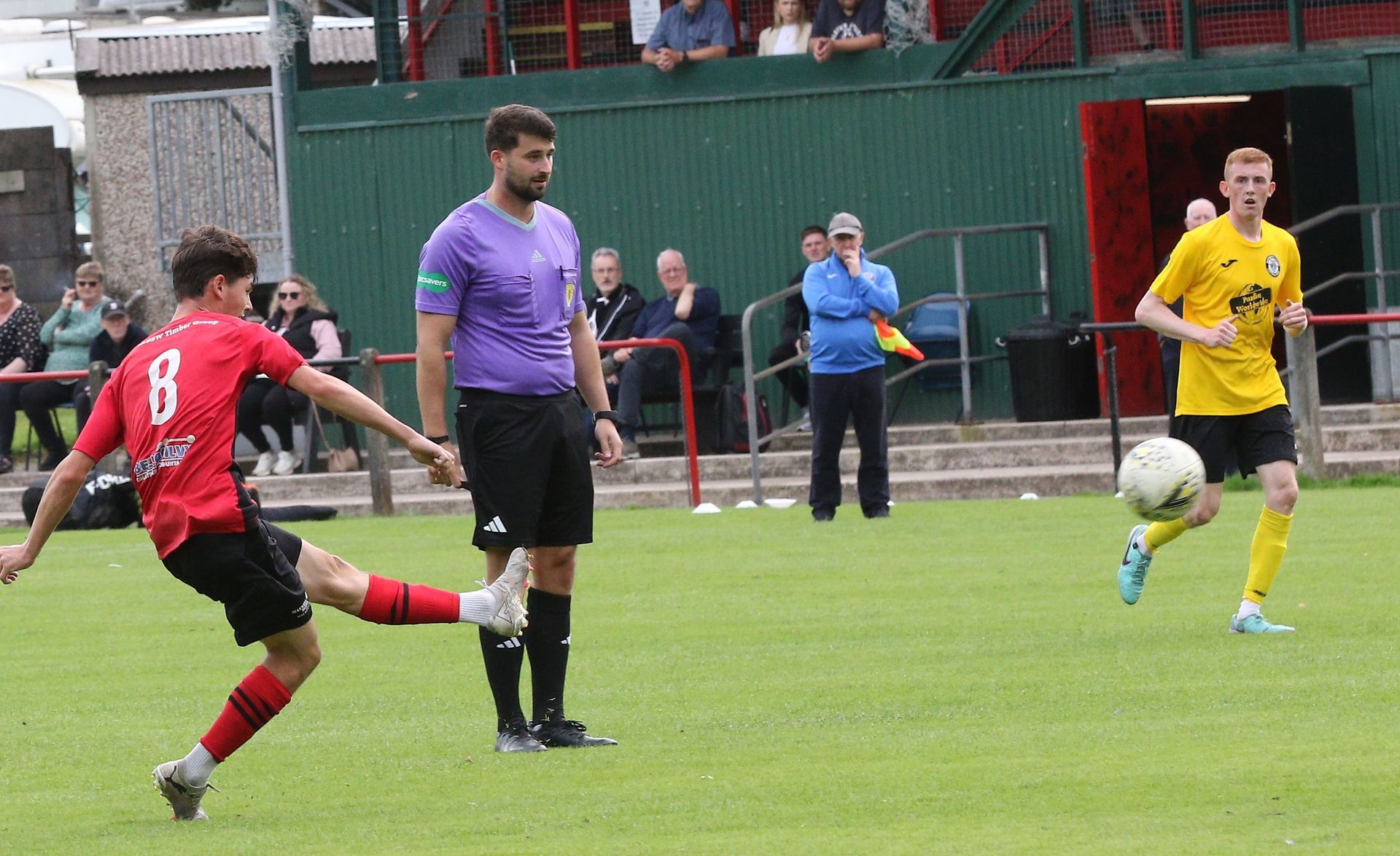 Dalbeattie Star FC playing a match