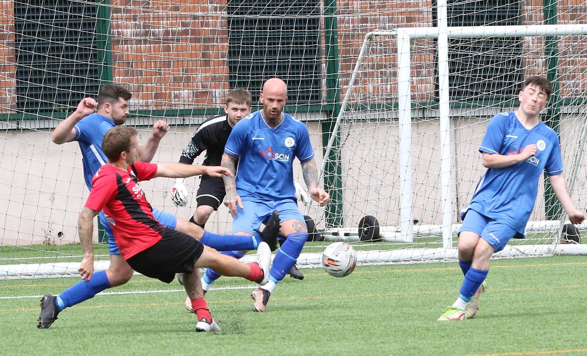 Dalbeattie Star FC playing a match