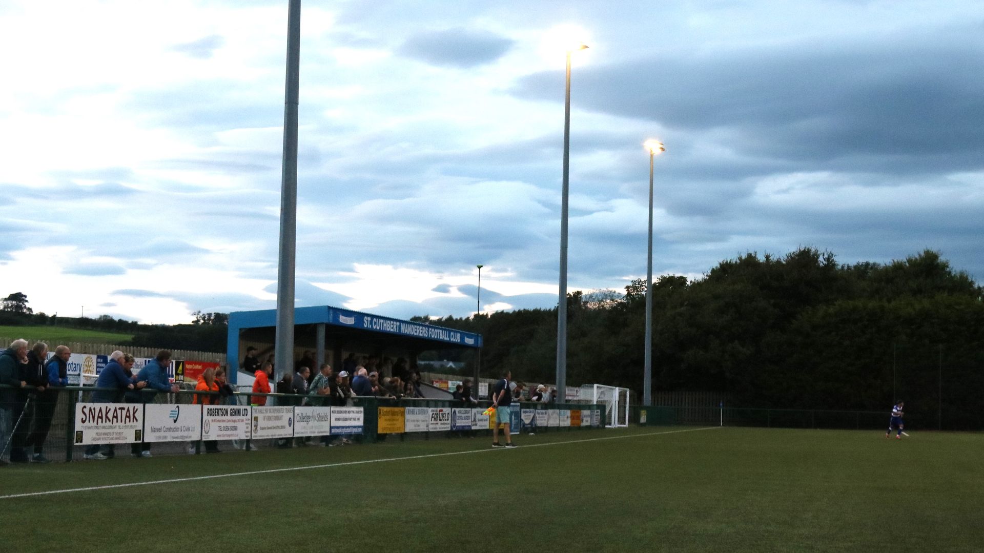 Dalbeattie Star FC playing a match
