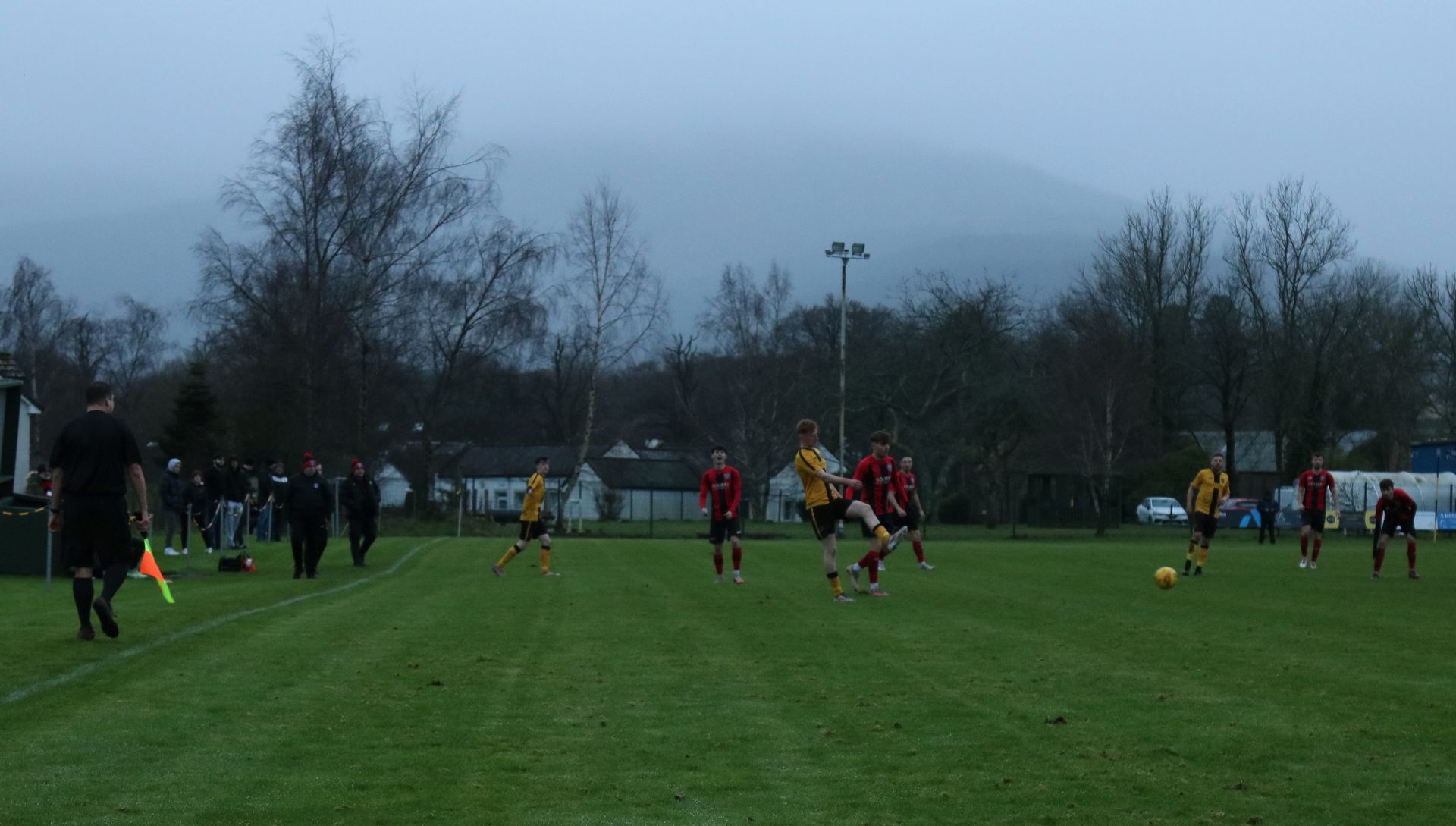 Dalbeattie Star FC playing a match