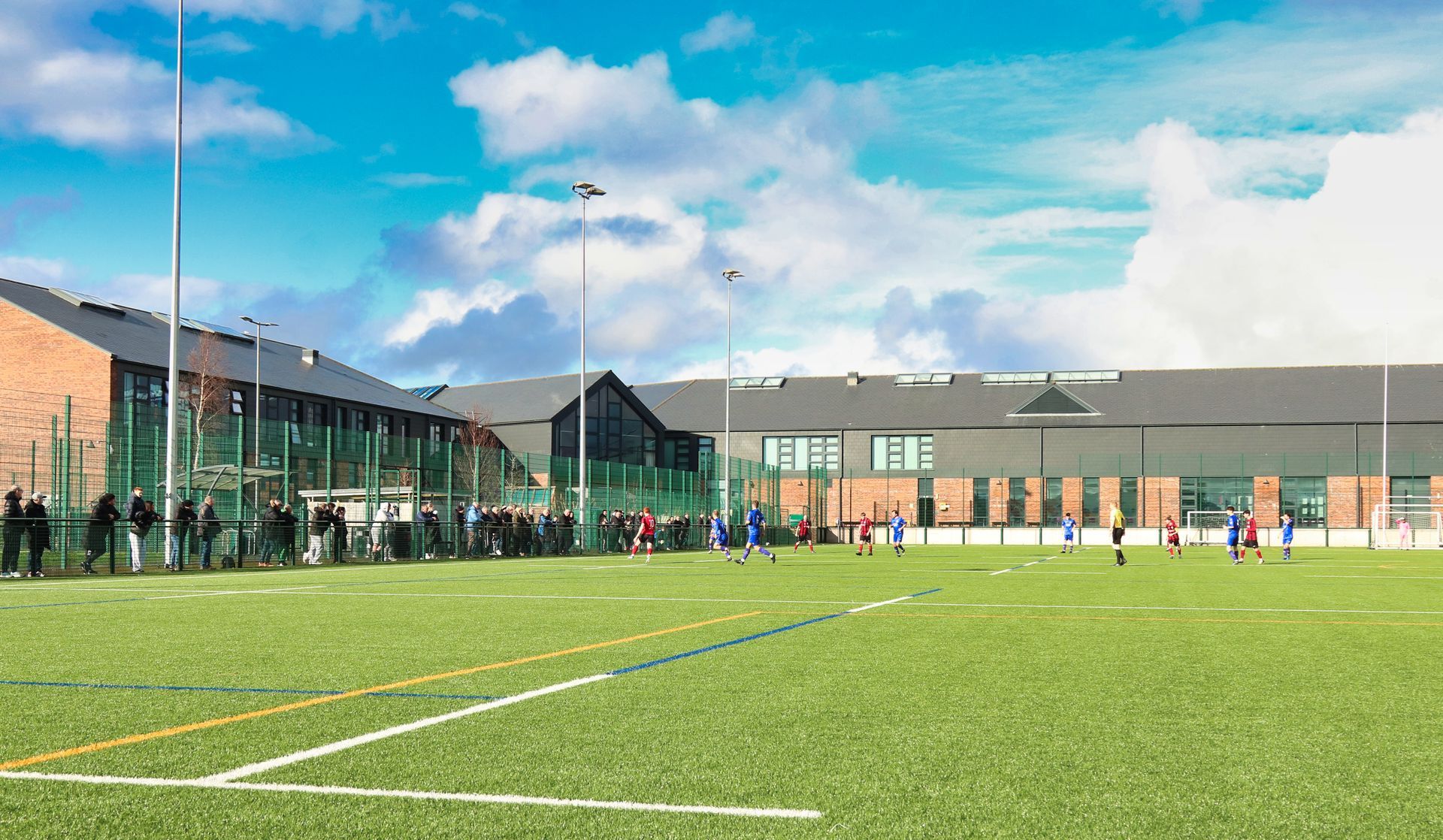 Dalbeattie Star FC playing a match