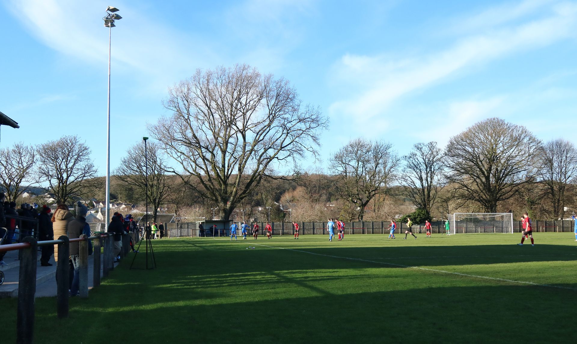 Dalbeattie Star FC playing a match