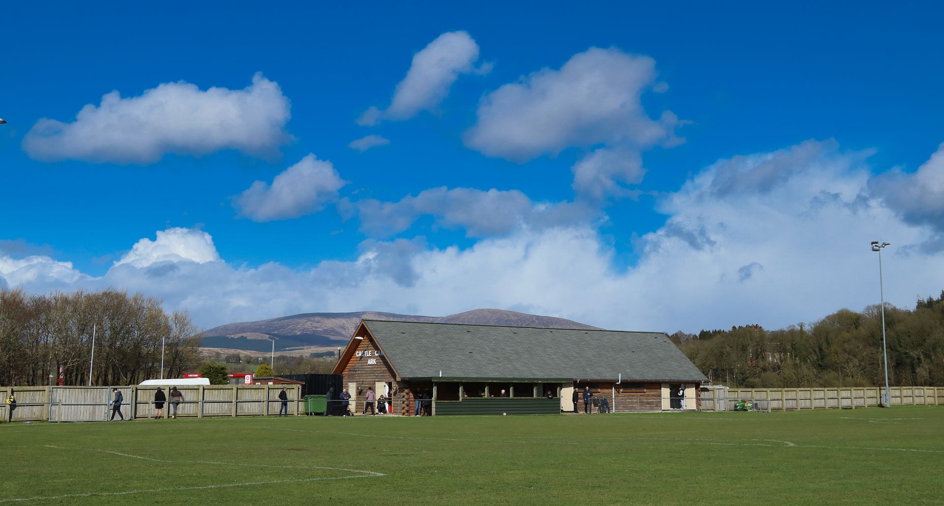 Dalbeattie Star FC playing a match