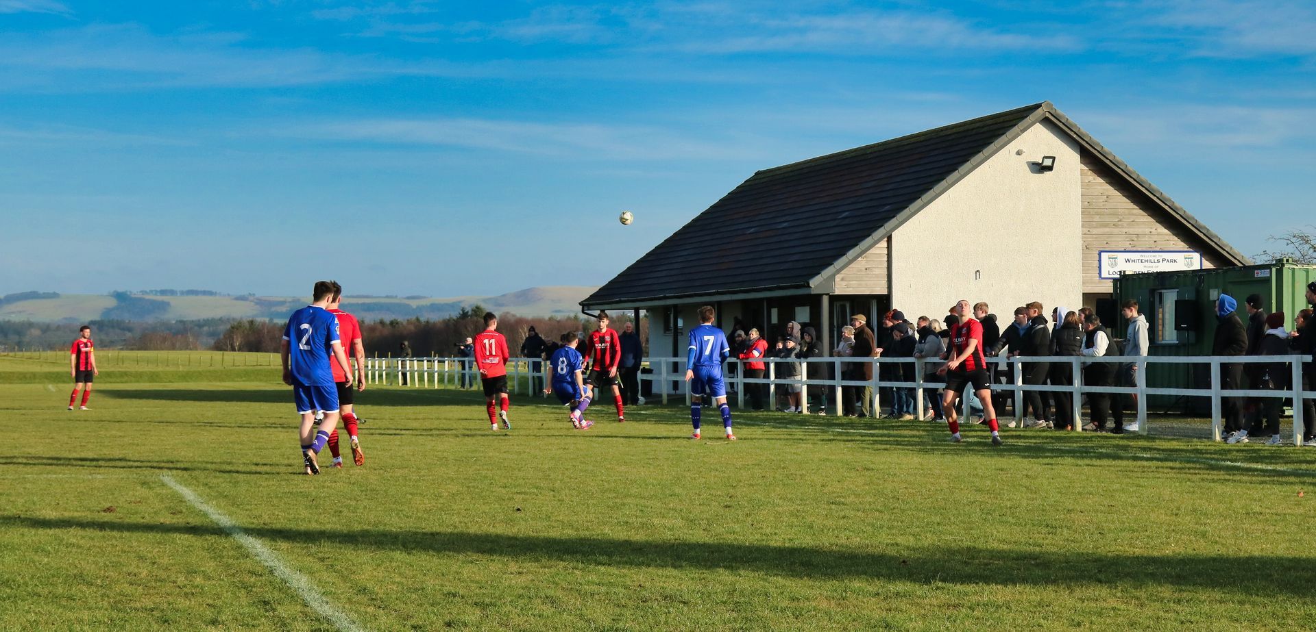 Dalbeattie Star FC playing a match