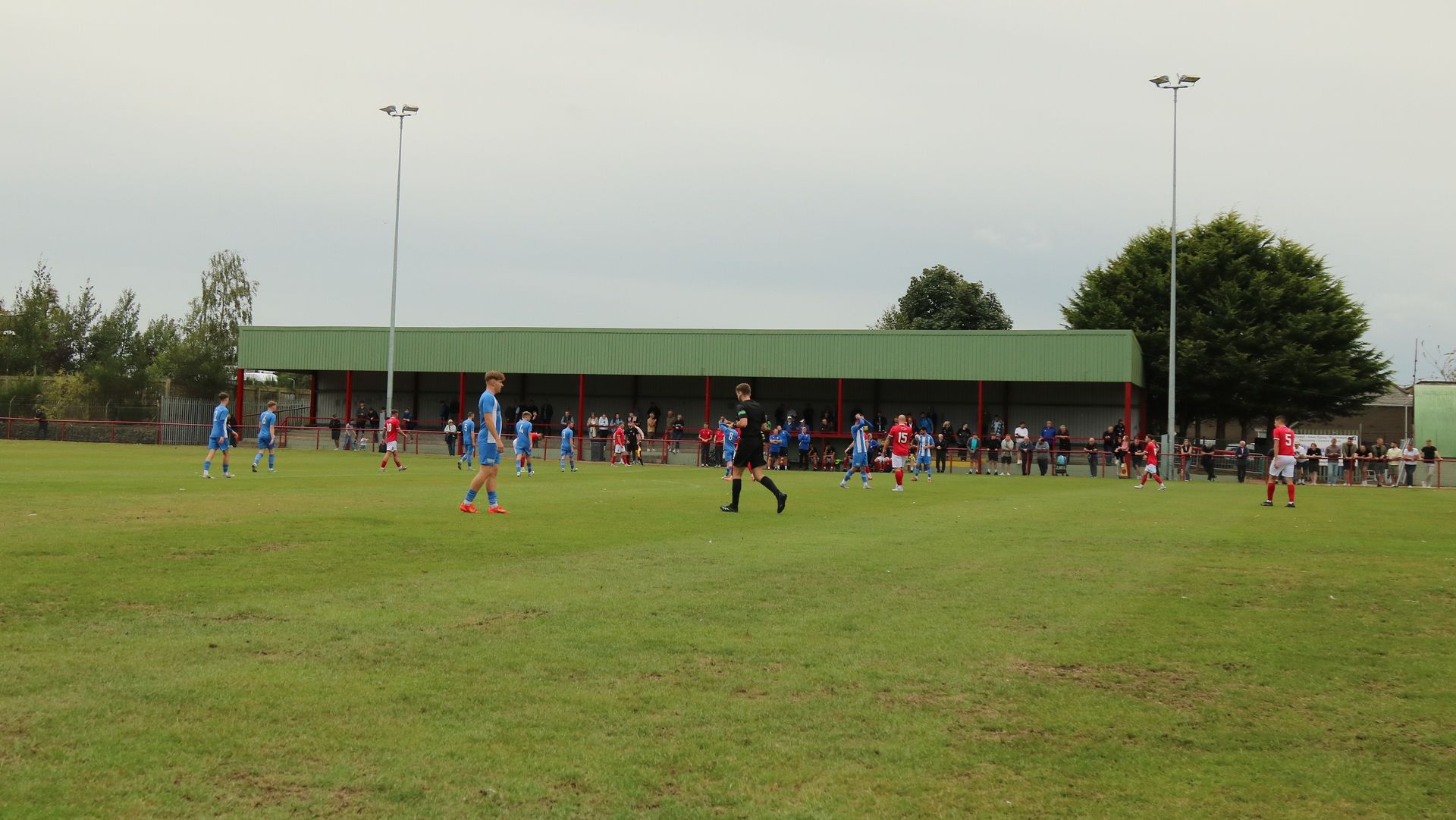 Dalbeattie Star FC playing a match