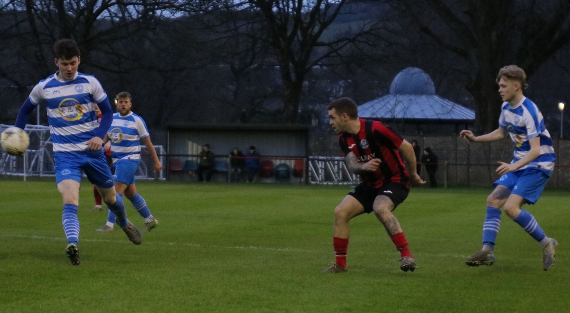 Dalbeattie Star FC playing a match