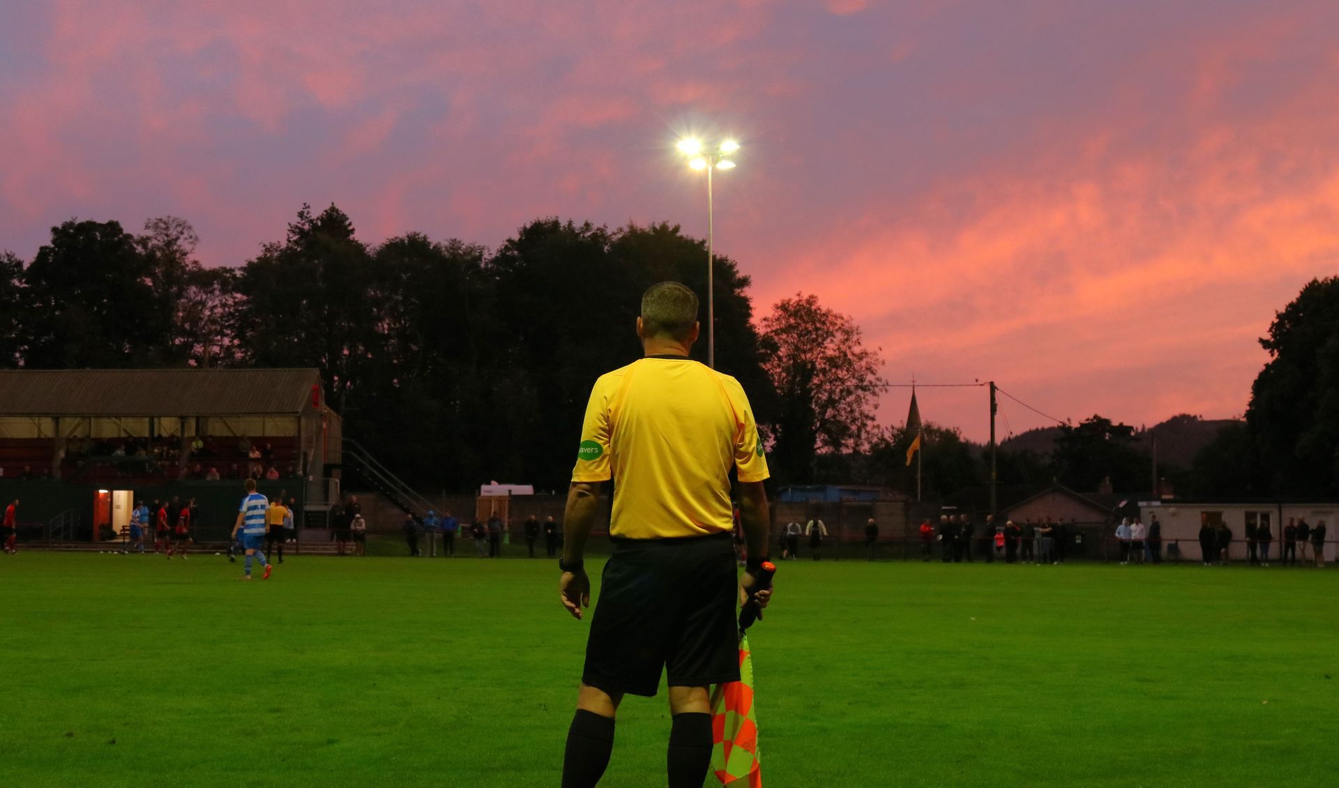 Dalbeattie Star FC playing a match