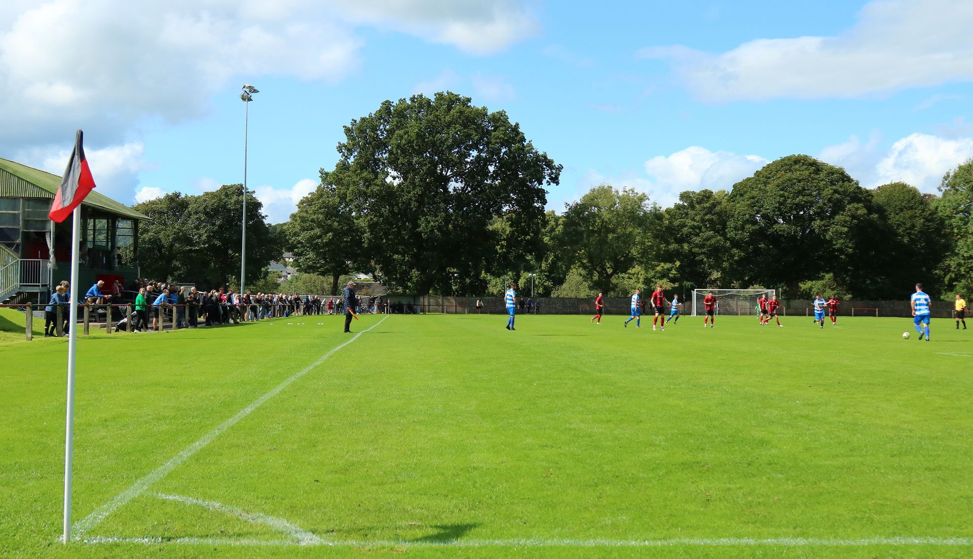 Dalbeattie Star FC playing a match