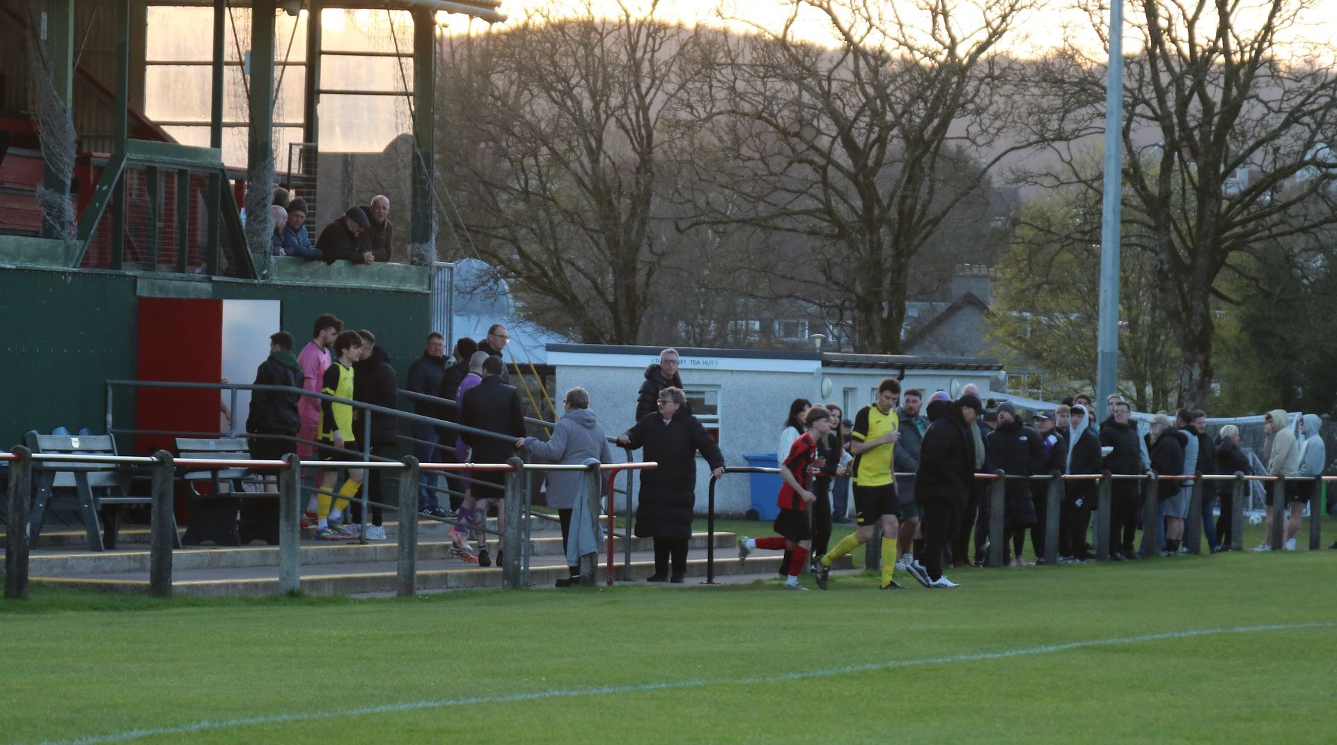 Dalbeattie Star FC playing a match