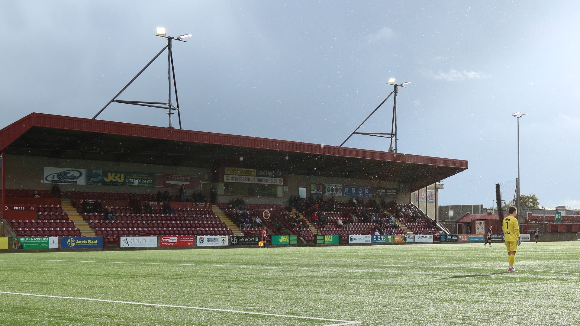 Dalbeattie Star FC playing a match