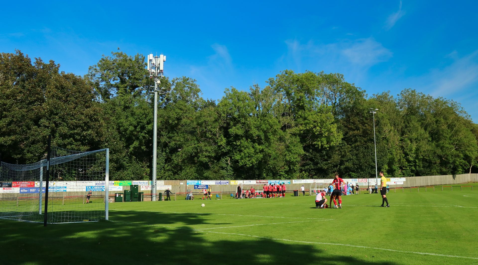 Dalbeattie Star FC playing a match