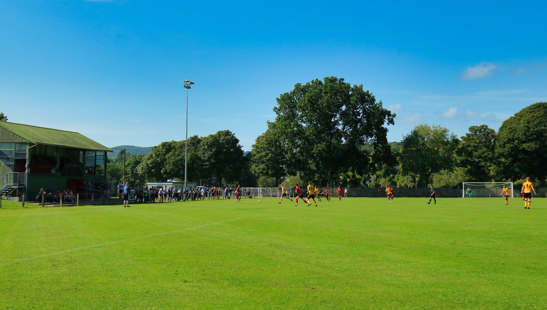 Dalbeattie Star FC playing a match