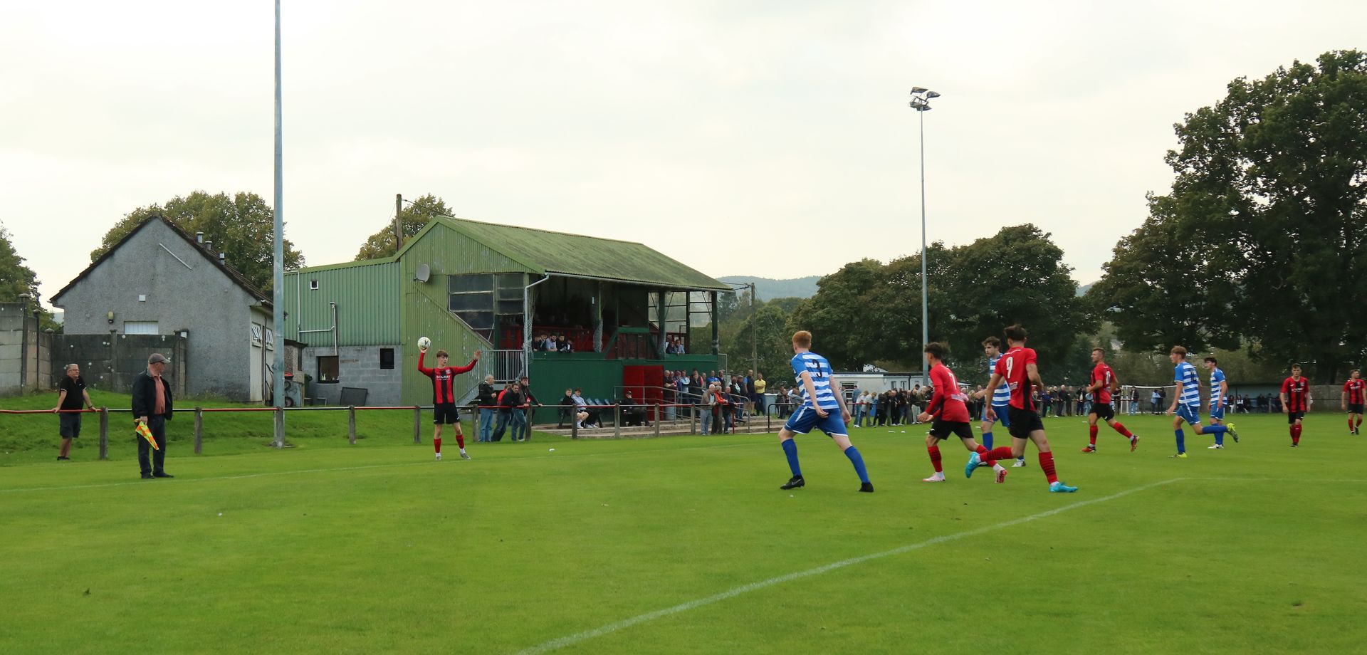 Dalbeattie Star FC playing a match