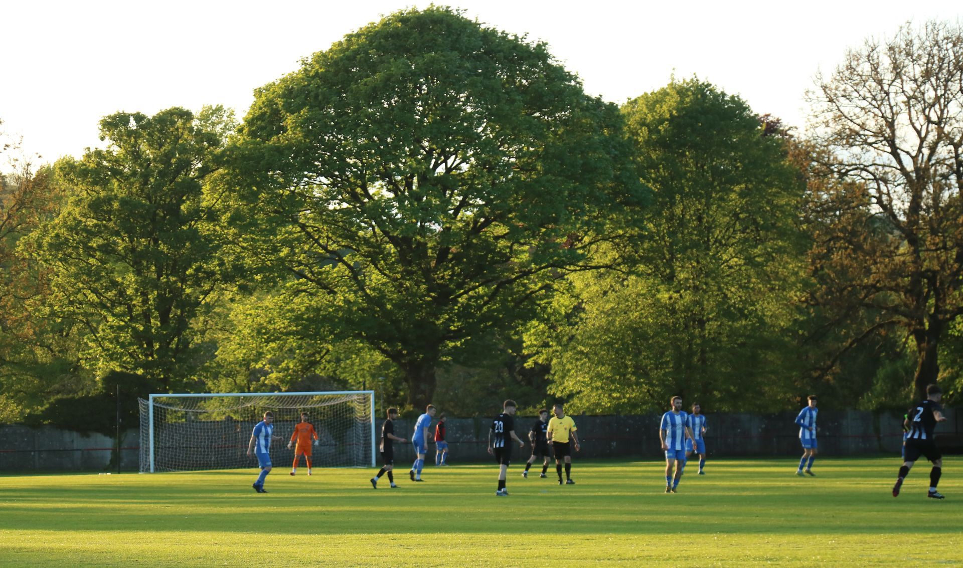 Dalbeattie Star FC playing a match