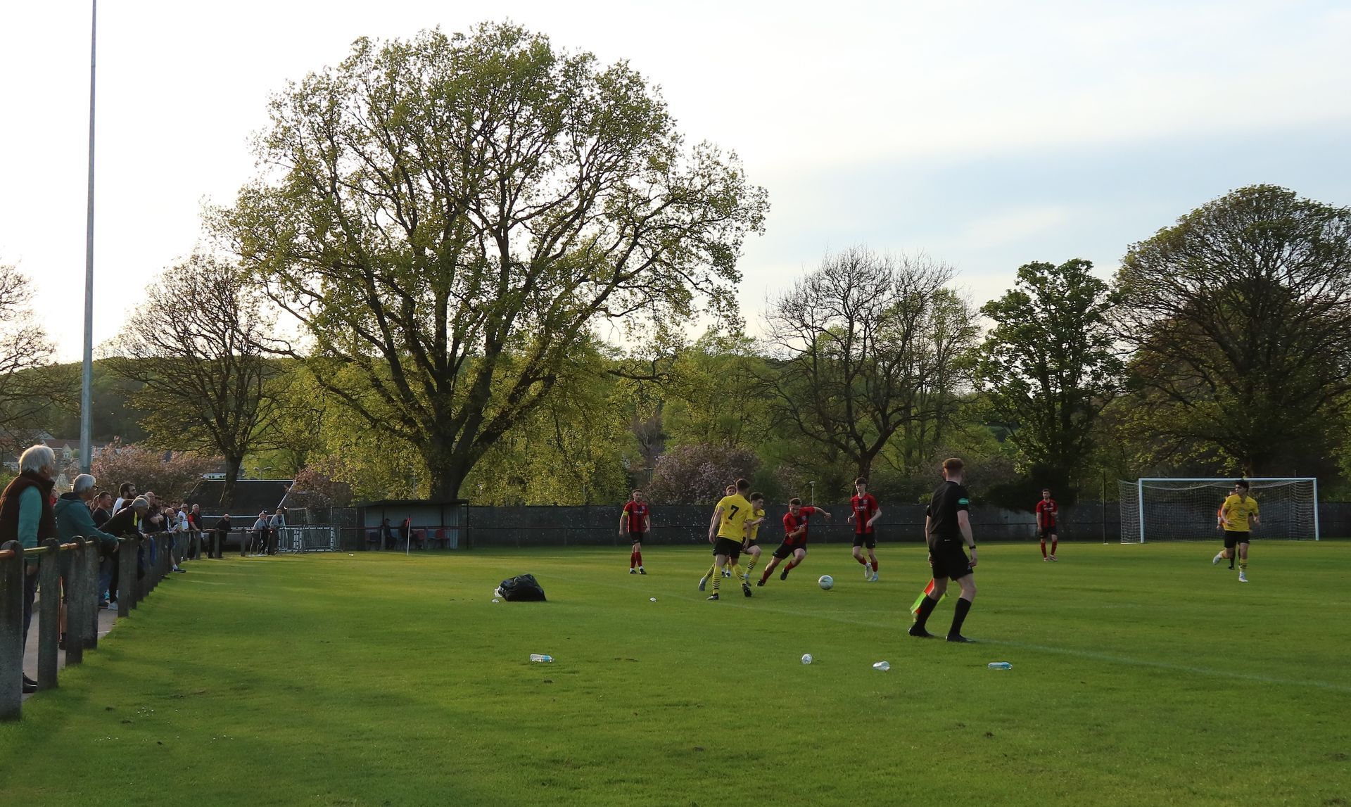 Dalbeattie Star FC playing a match