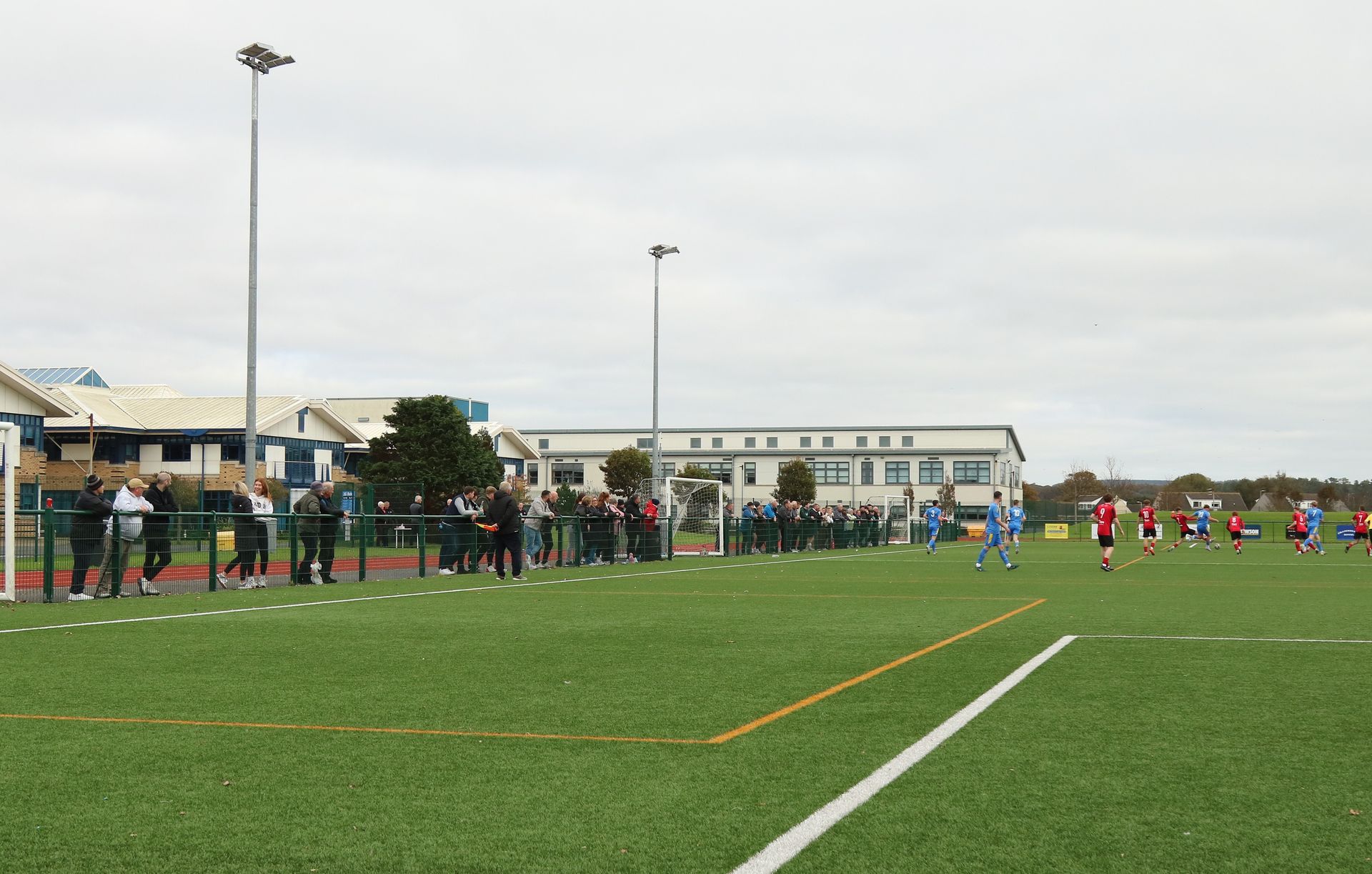 Dalbeattie Star FC playing a match