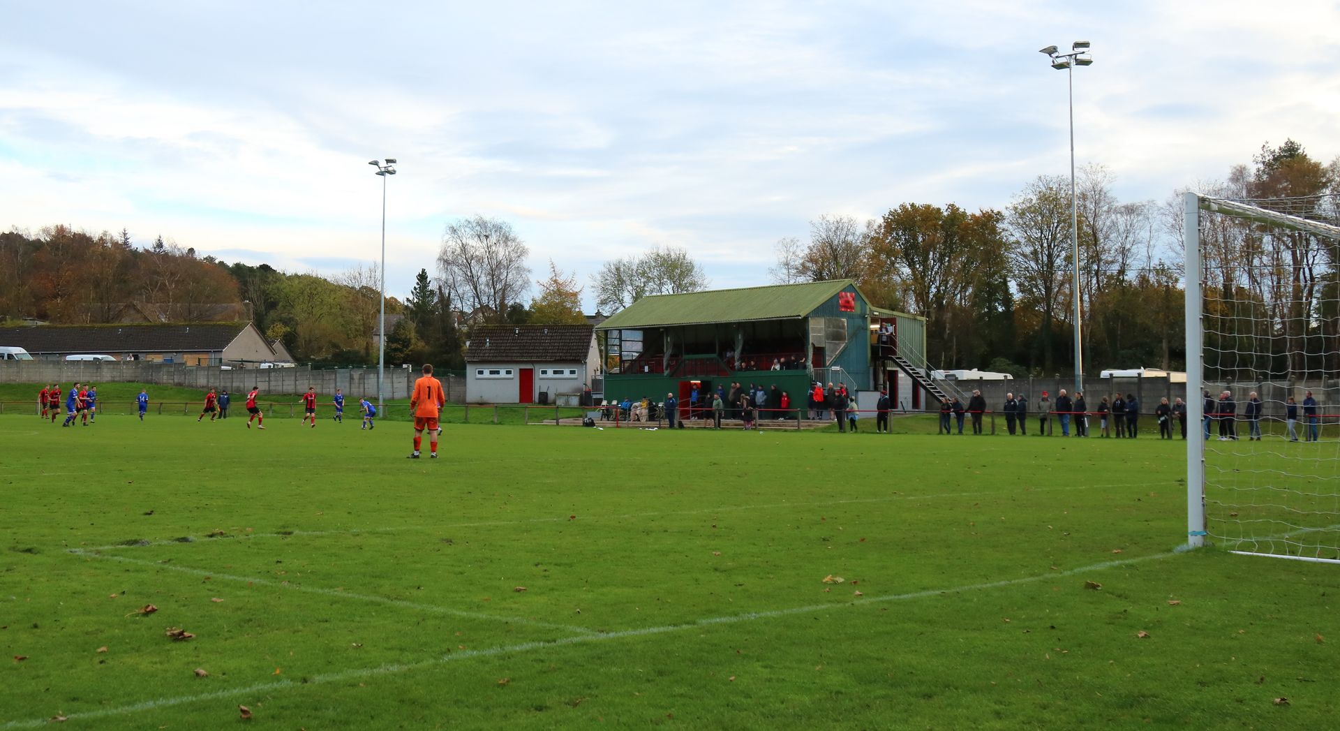 Dalbeattie Star FC playing a match