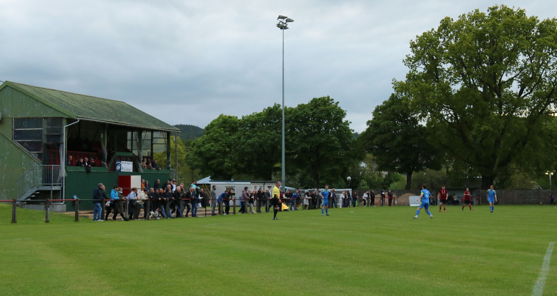 Dalbeattie Star FC playing a match