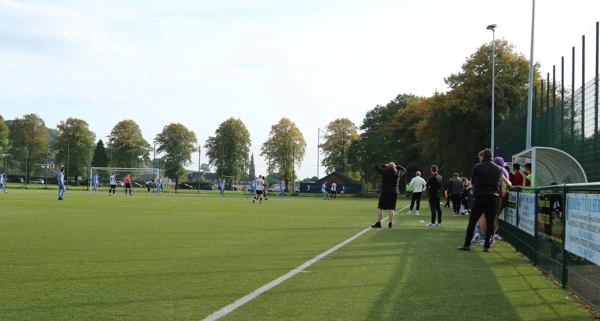 Dalbeattie Star FC playing a match