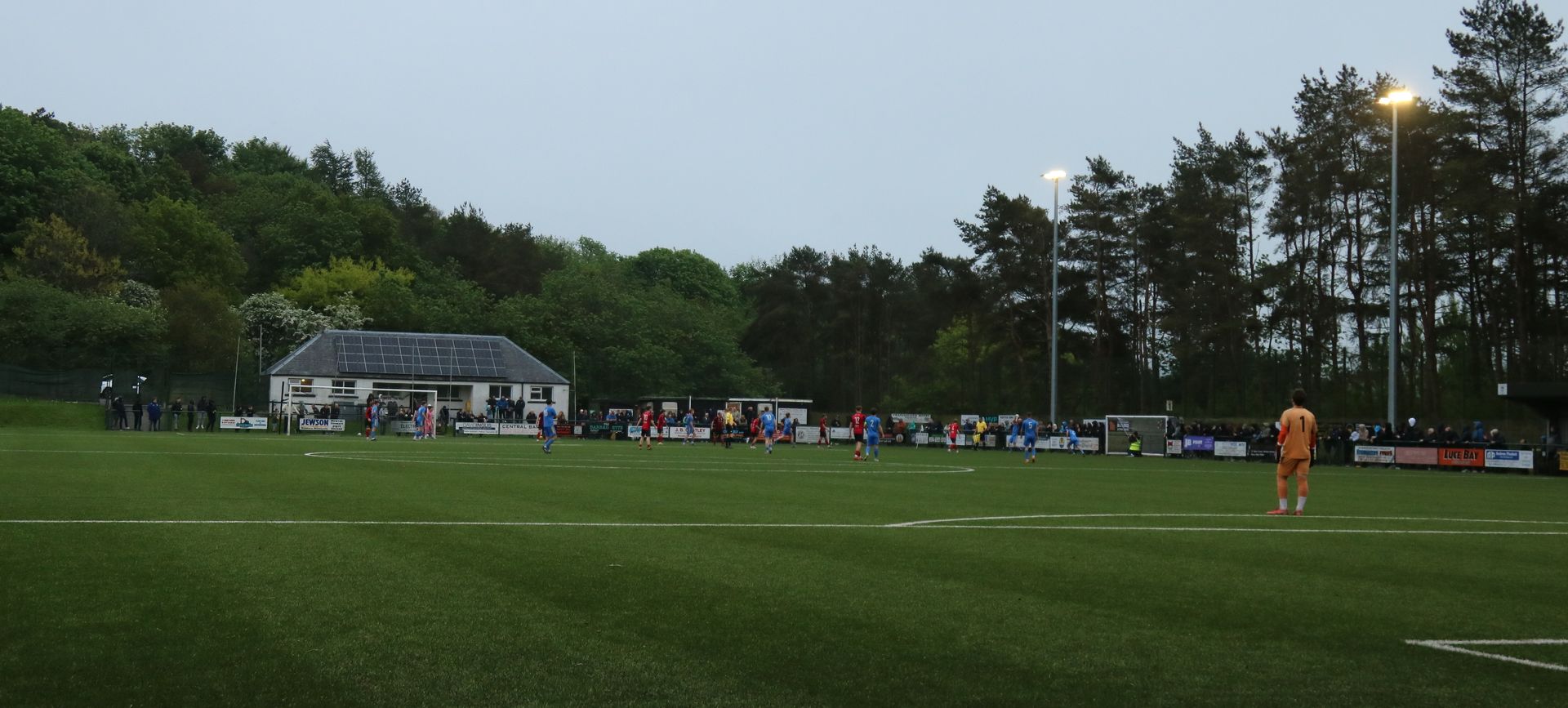 Dalbeattie Star FC playing a match