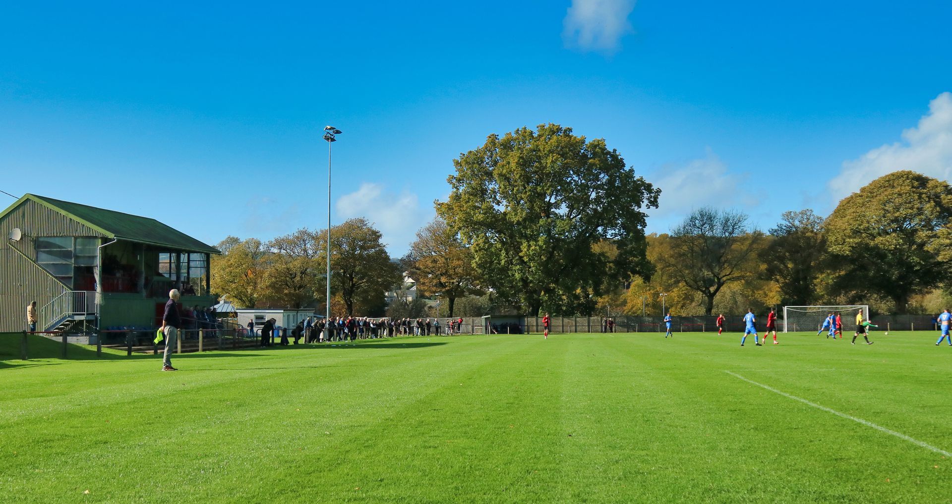 Dalbeattie Star FC playing a match