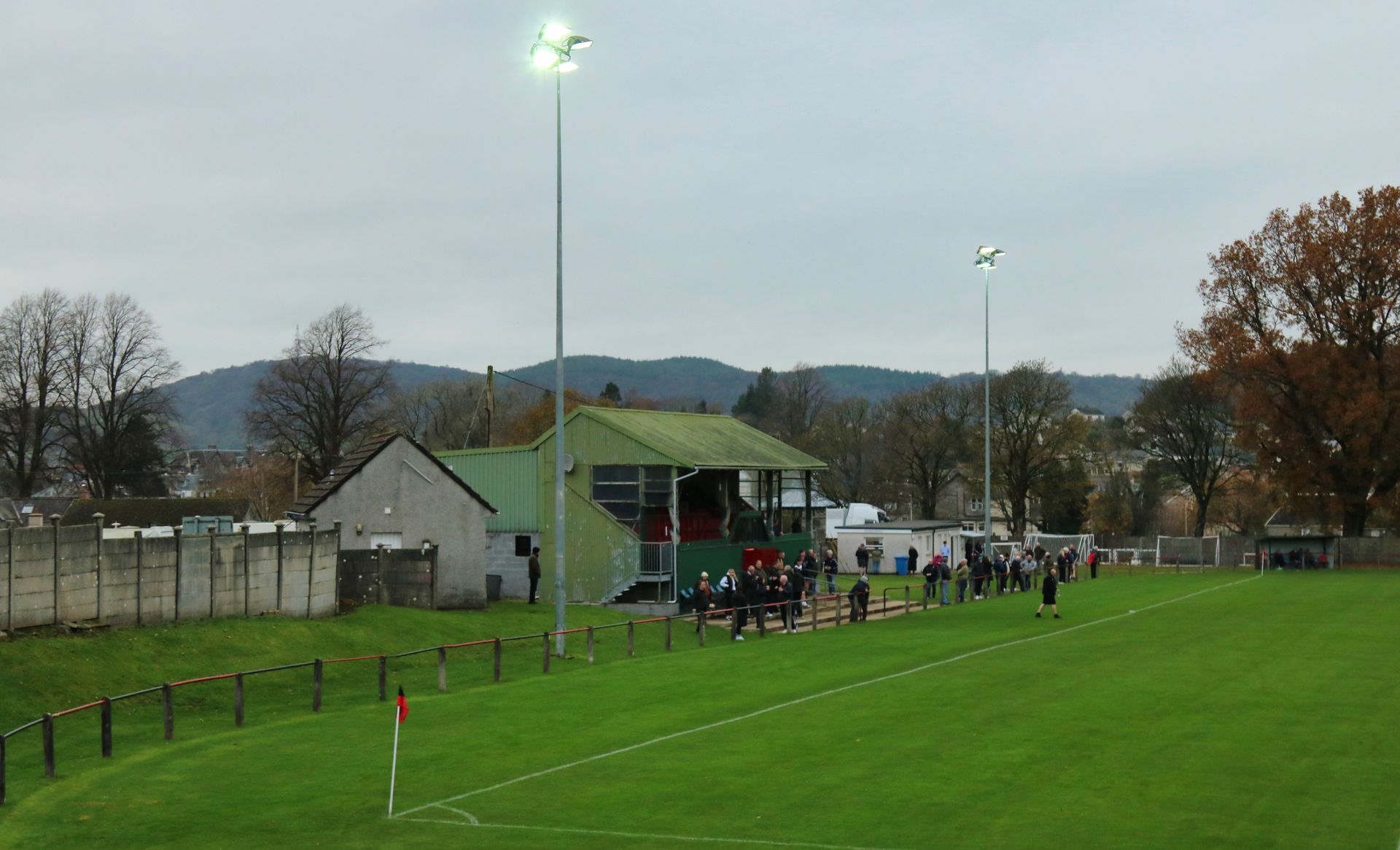 Dalbeattie Star FC playing a match