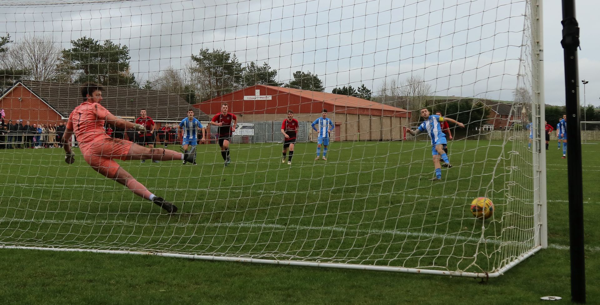 Dalbeattie Star FC playing a match