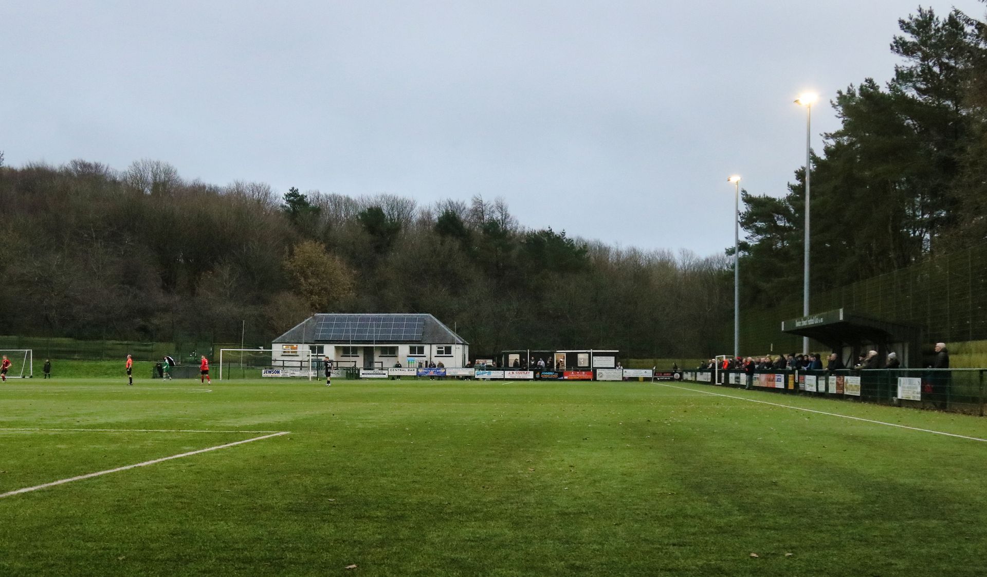 Dalbeattie Star FC playing a match