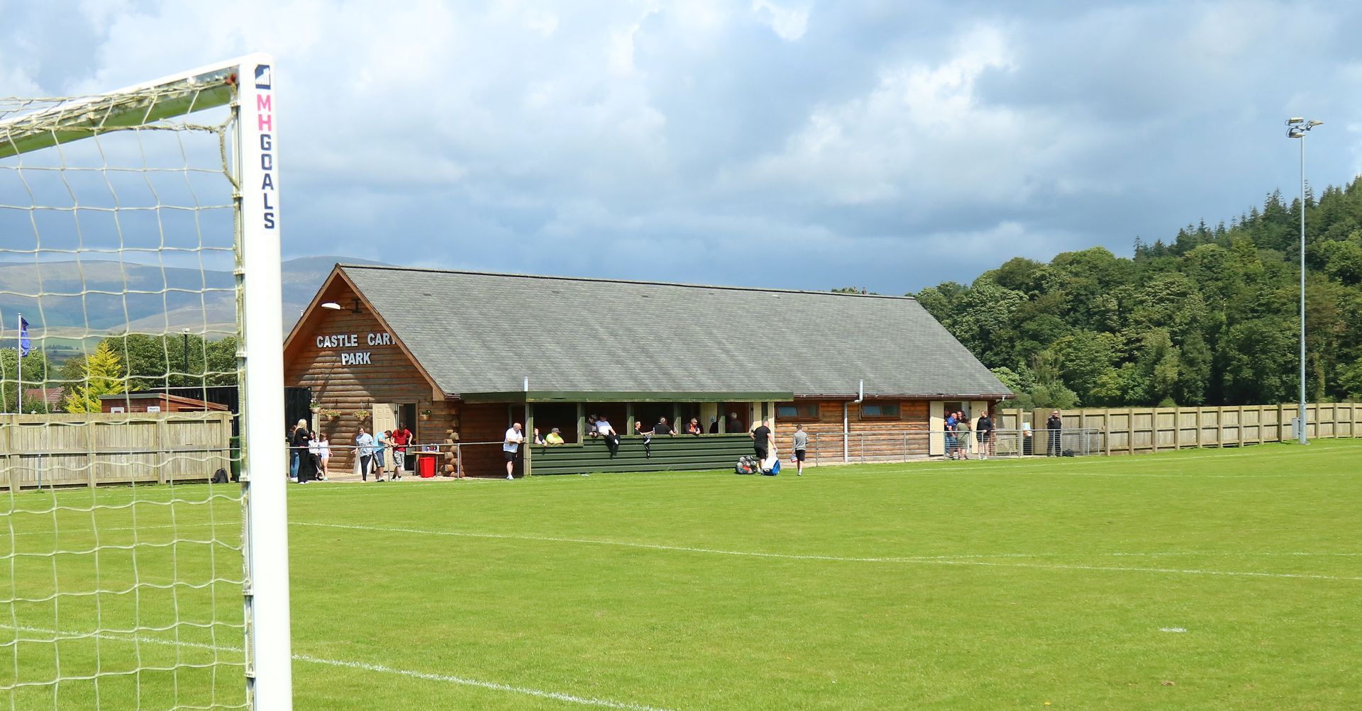 Dalbeattie Star FC playing a match