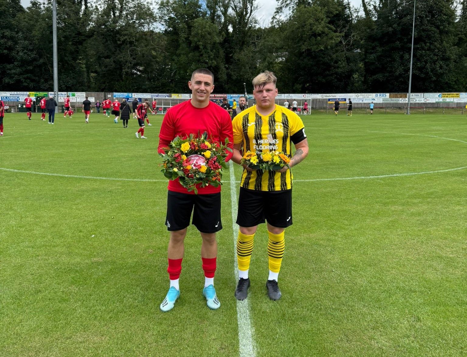 Dalbeattie Star FC playing a match