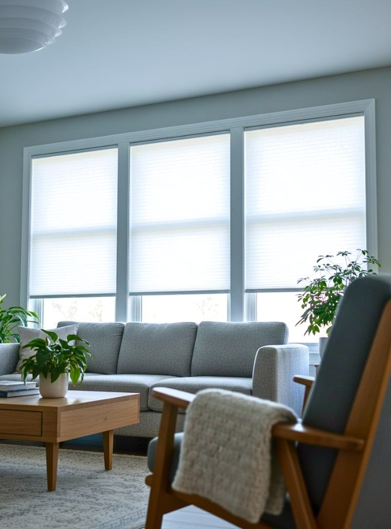 improvement after installing cellular shades