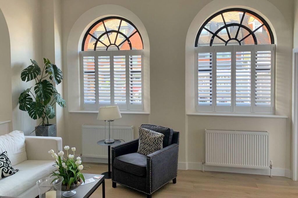 Café-Style Arched Shutters