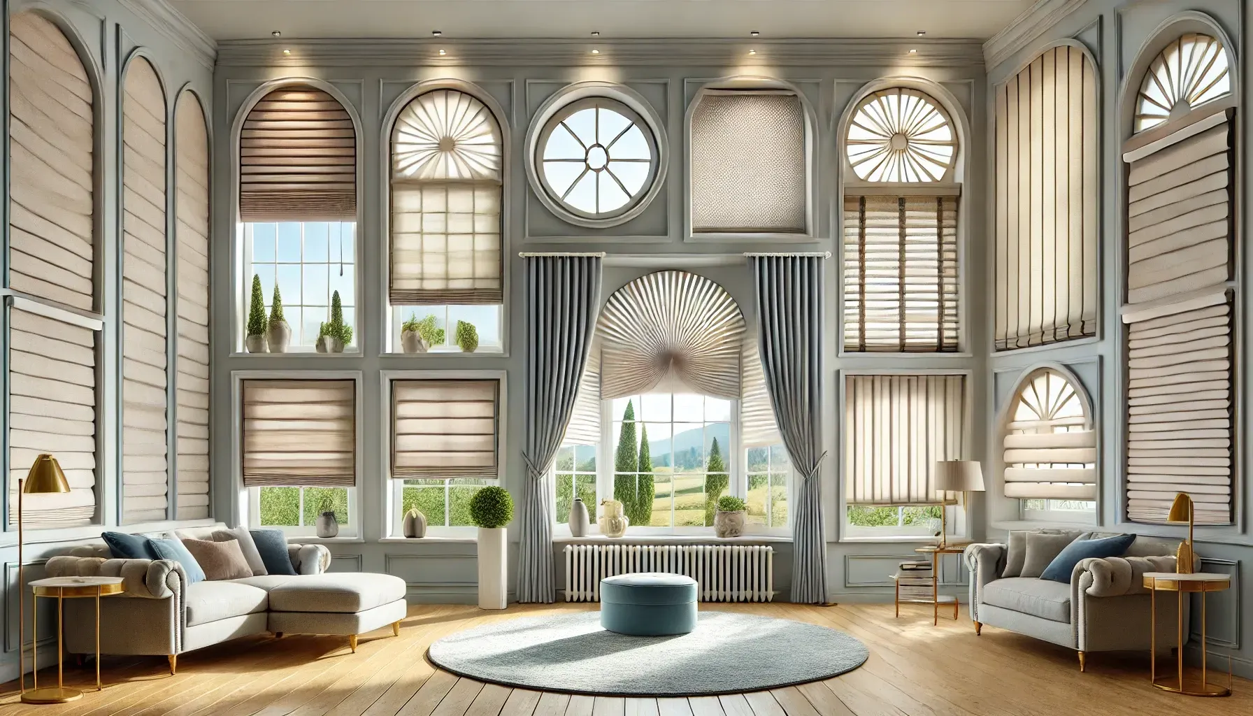 Can Window Treatments Be Customized to Fit Unique Window Shapes?