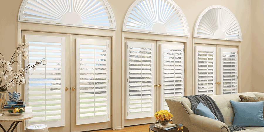 Can you put shutters on an arched window?