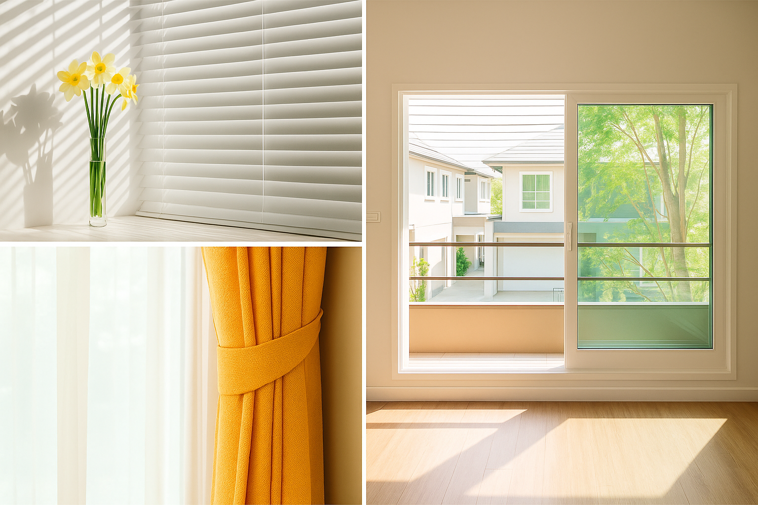 What is the difference between shades and curtains?