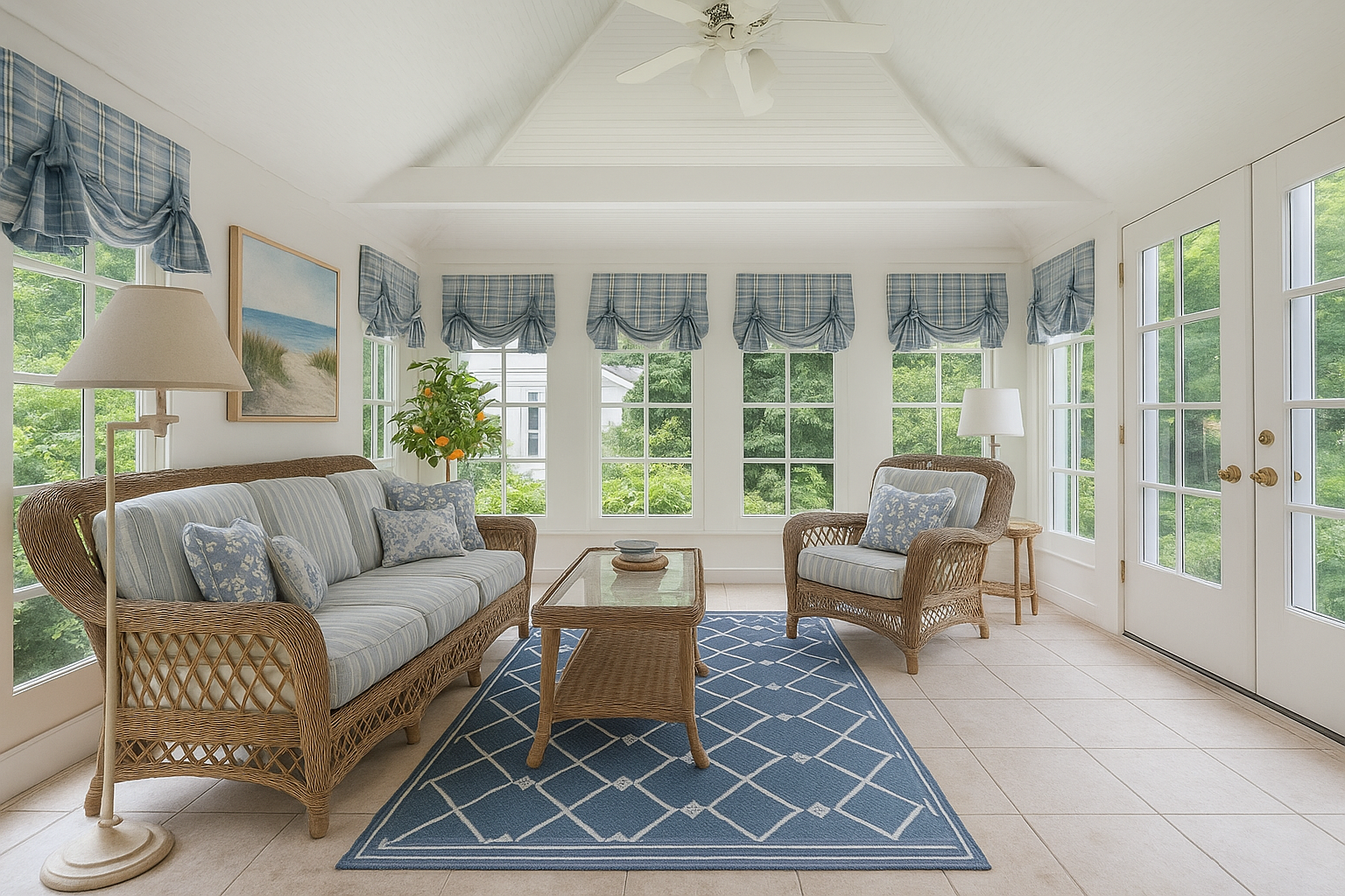 Top Window Treatment Options for Glass Roofs and Sunroom Ceilings