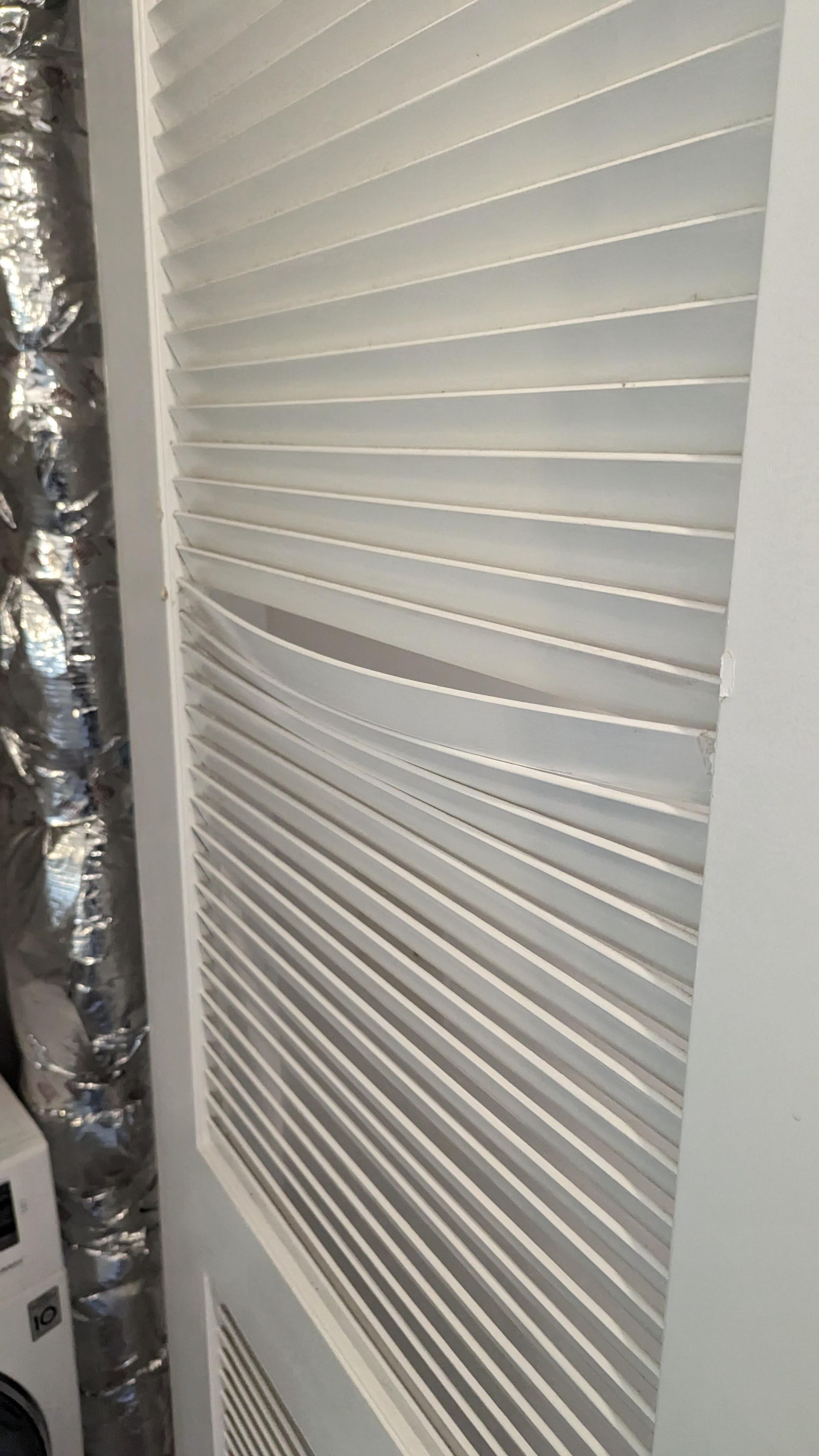 3. Warping or Cracking of Louvers and Frames