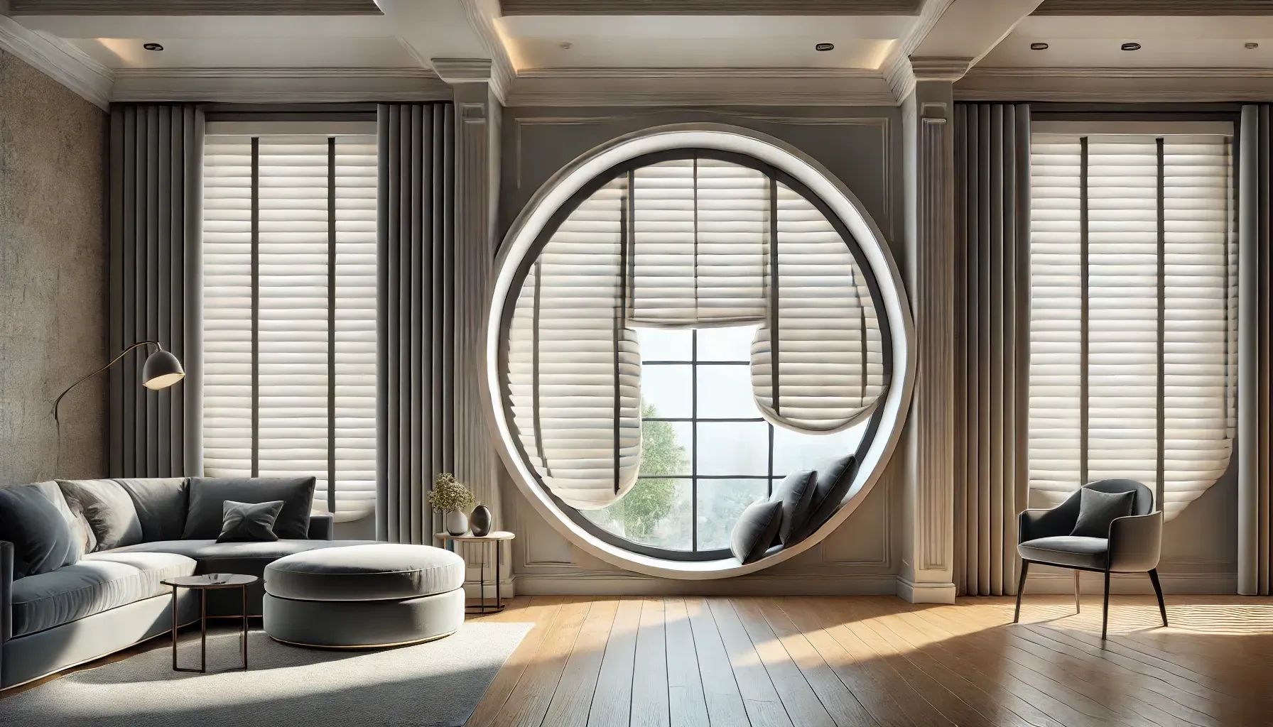 Window Treatments for Circular Windows