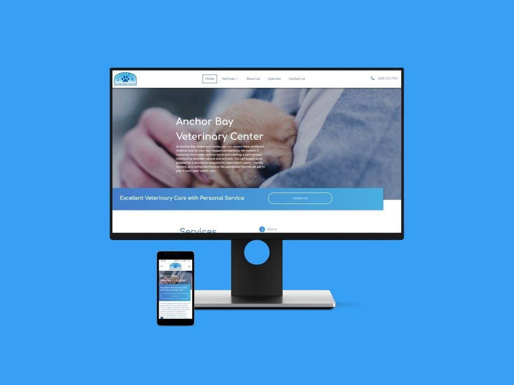 Veterinarian Website Design New Baltimore, MI