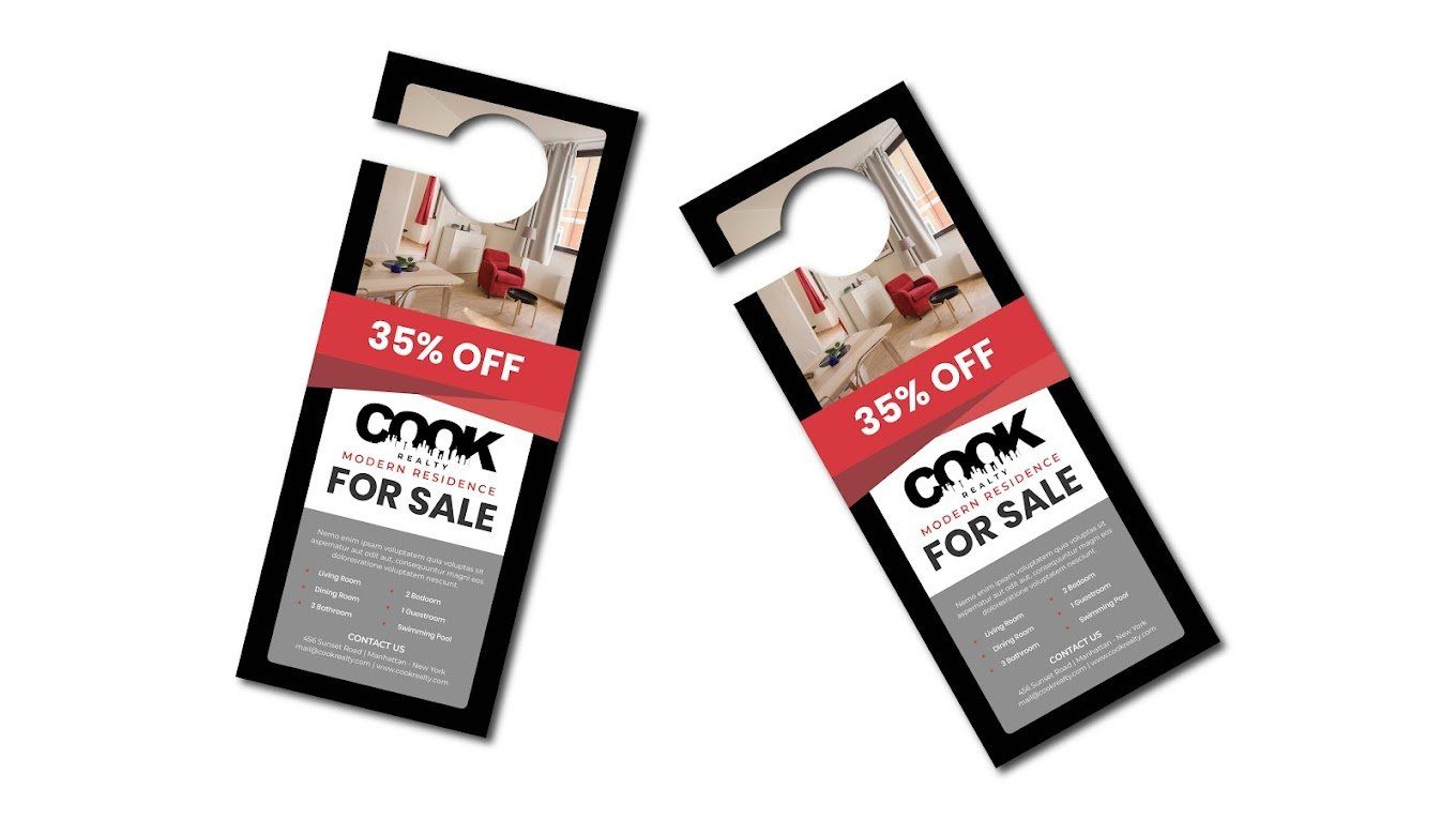 Door hanger graphic design in New Baltimore, MI