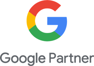 The Google partner logo is on a white background.