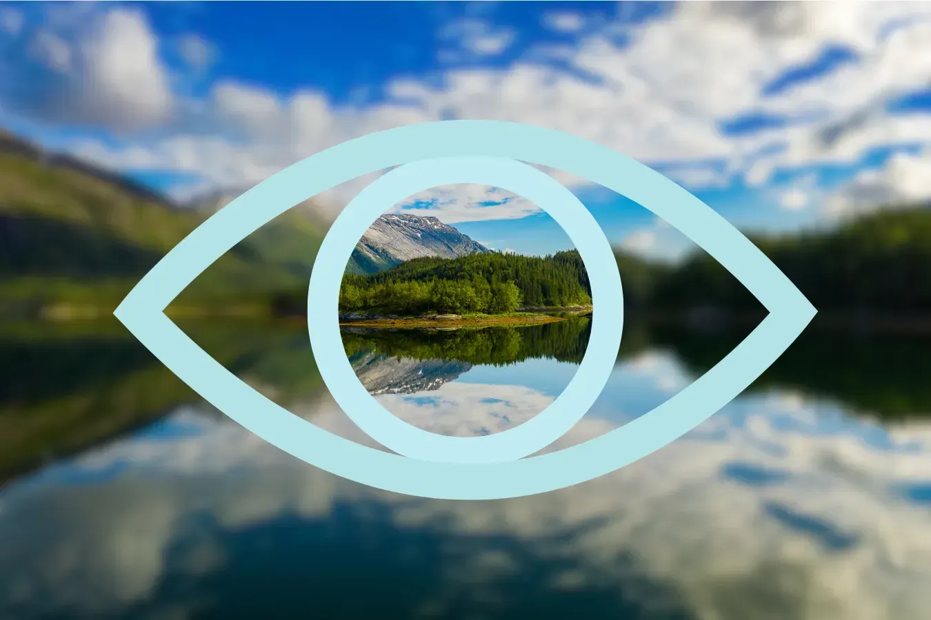 Older adult experiencing blurry vision from cataract symptoms