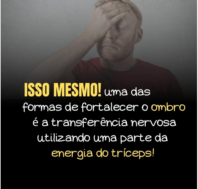 fortalecer o ombro - transferência nervoso