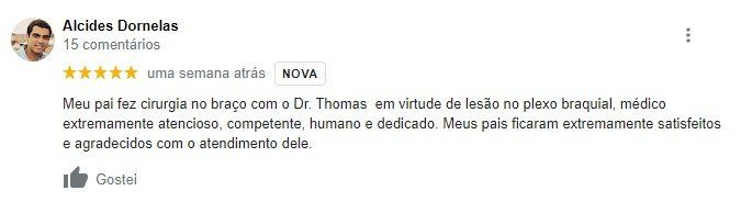Depoimento real de paciente do Dr. Thomas Marcolini.