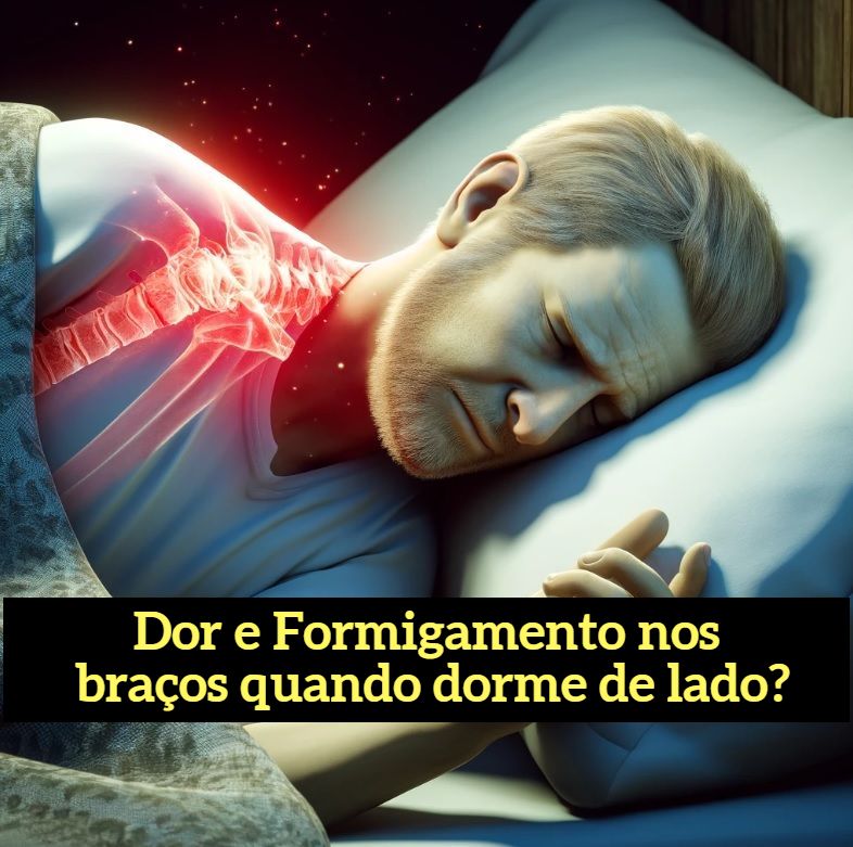 Formigamento nos braços ao dormir.